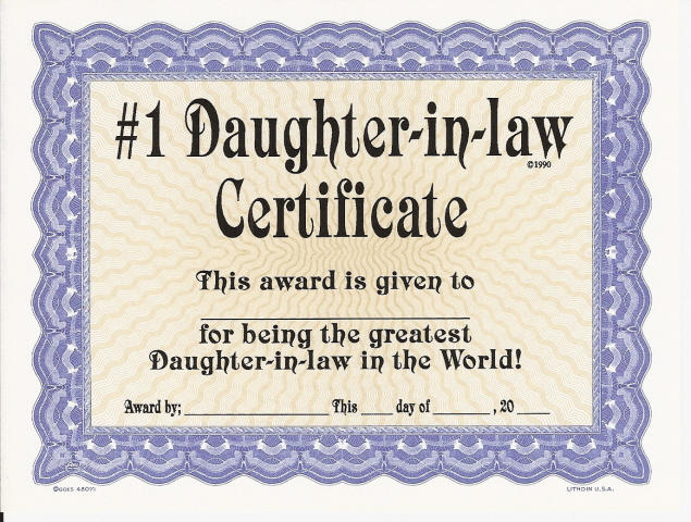 #1 daughter-in-law