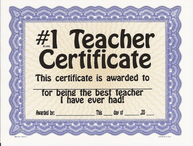 #1 teacher